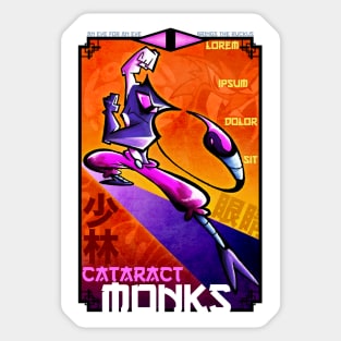 Cataract Monks of Loki IRL Sticker